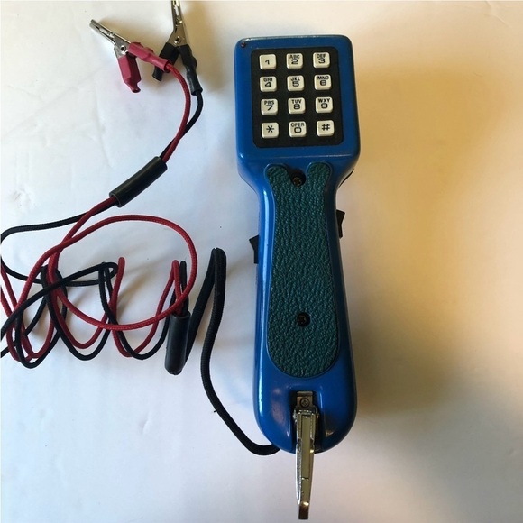 Telephone Repair Lineman Butt Test Set/ pushbutton / perfect condition - Picture 5 of 7